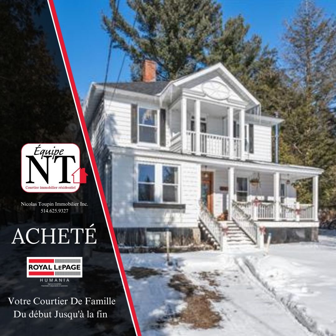 Maison achetée